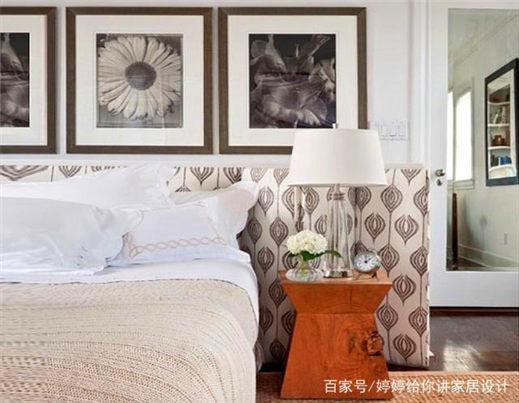 公寓的墙壁装饰理念以及卧室的创意床头板