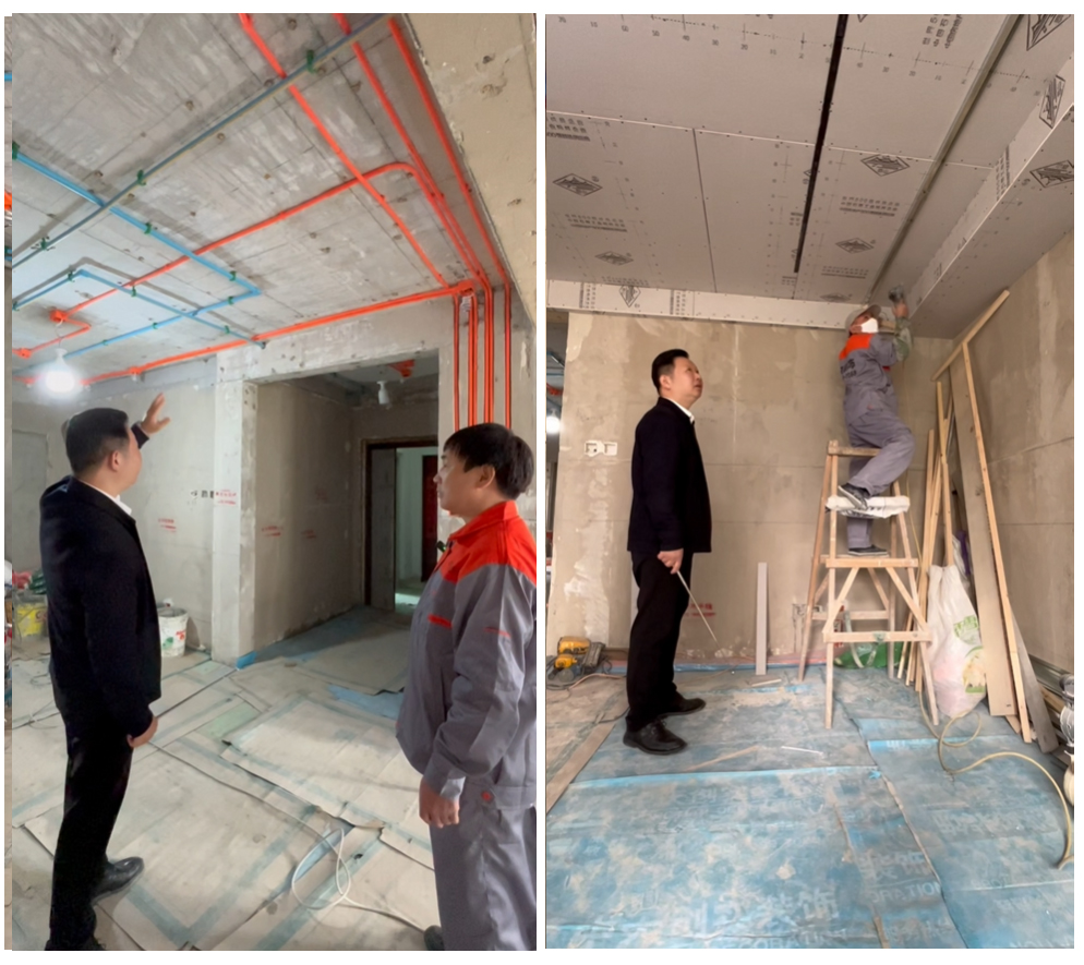 中天创实装饰施工现场